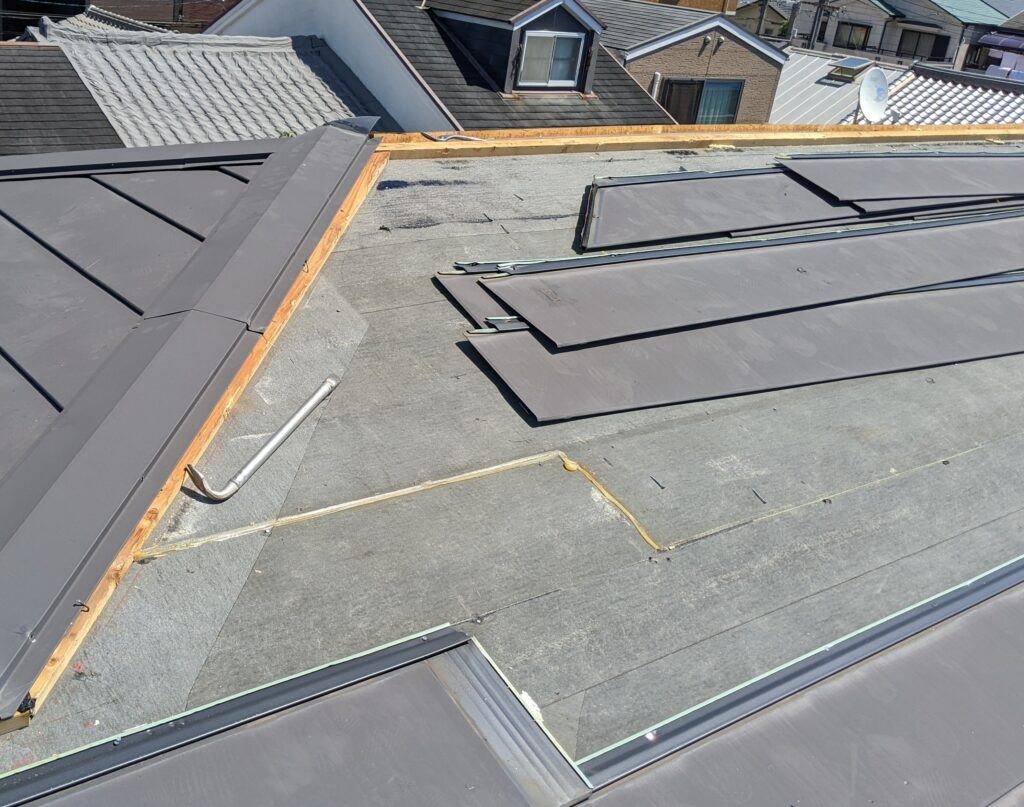 15年前施工の横暖ルーフ